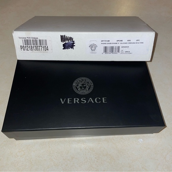 VERSACE IPHONE X 10 PHONE CASE PINK - Picture 5 of 7